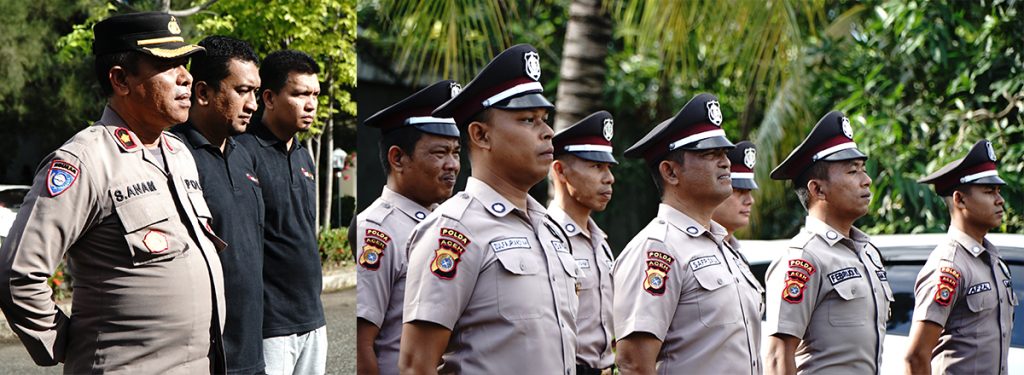 Direktorat Pembinaan Masyarakat Polda Aceh melaksanakan pembinaan satpam Puslatbang KHAN