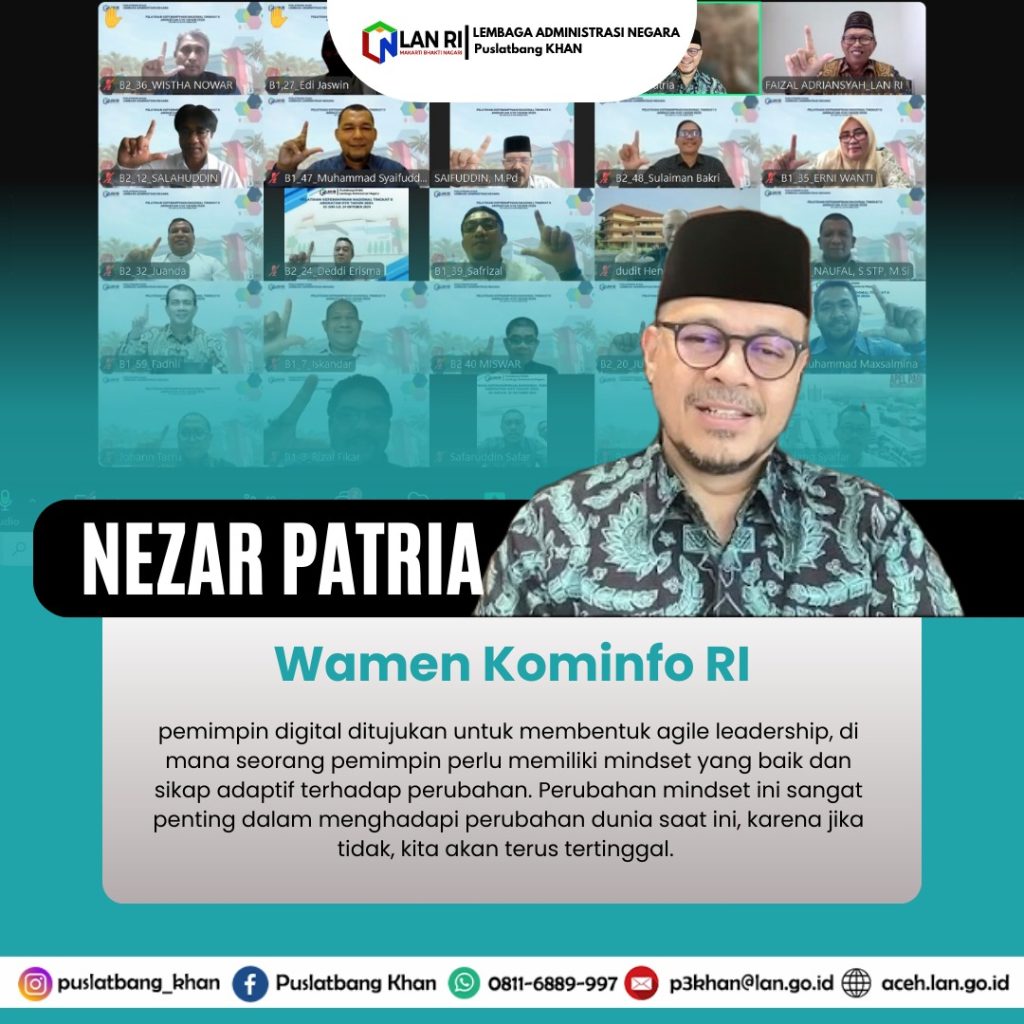 Wamen Kominfo: Pemimpin Digital Ditujukan Untuk Membentuk Agile Leadership