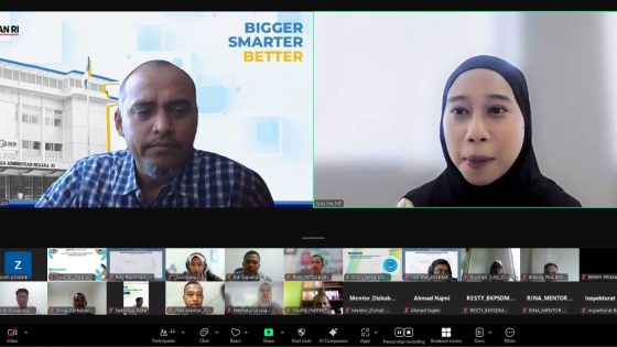 Pusjar SKMK LAN RI Selenggarakan Penguatan Kompetensi Teknis dan Mentoring Pelatihan Dasar secara Daring
