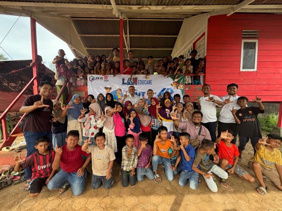 Pusjar SKMK Gelar LAN Educare: Edukasi Waspada Cacingan hingga Dukung Semangat Belajar Anak Gampong Jawa