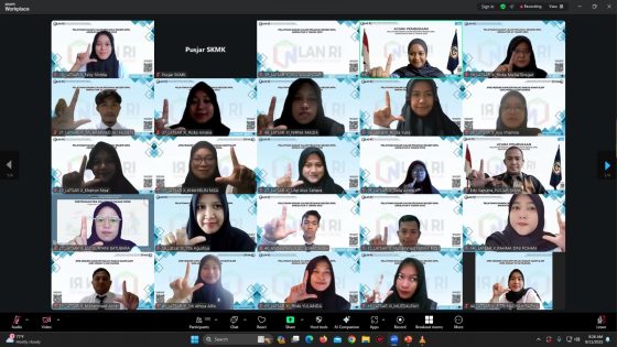 Membangun PNS Profesional, Pusjar SKMK LAN RI Resmi Membuka Distance Learning Latsar CPNS Angkatan X dan XI